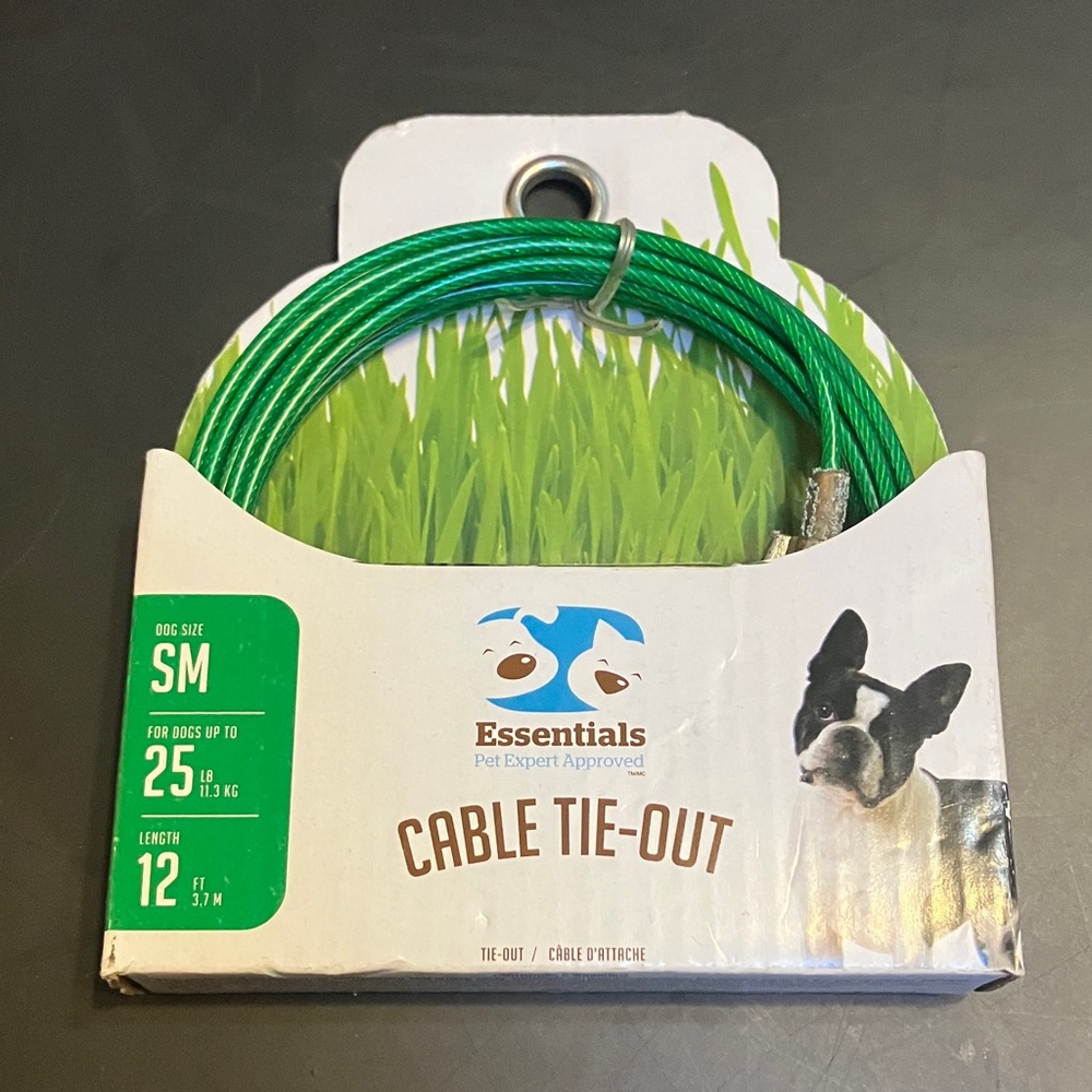 Essentials Green Dog Cable Tie-Out